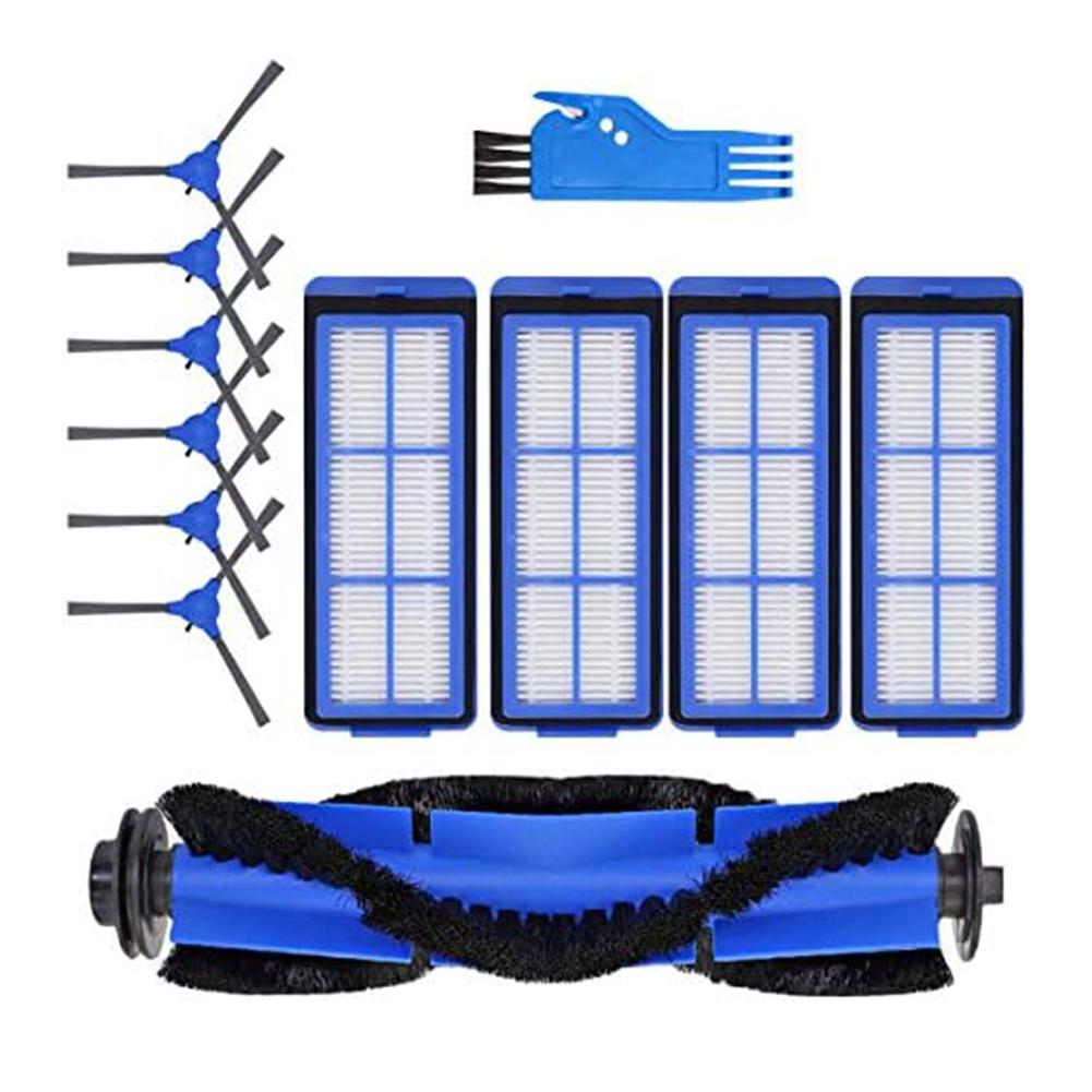 12 Pcs/set For EUFY For ROBOVAC 11S Max 15C Max 30C Max Main Brush Side Brush Filter Vacuum Cleaner Accessories Spare To Replace