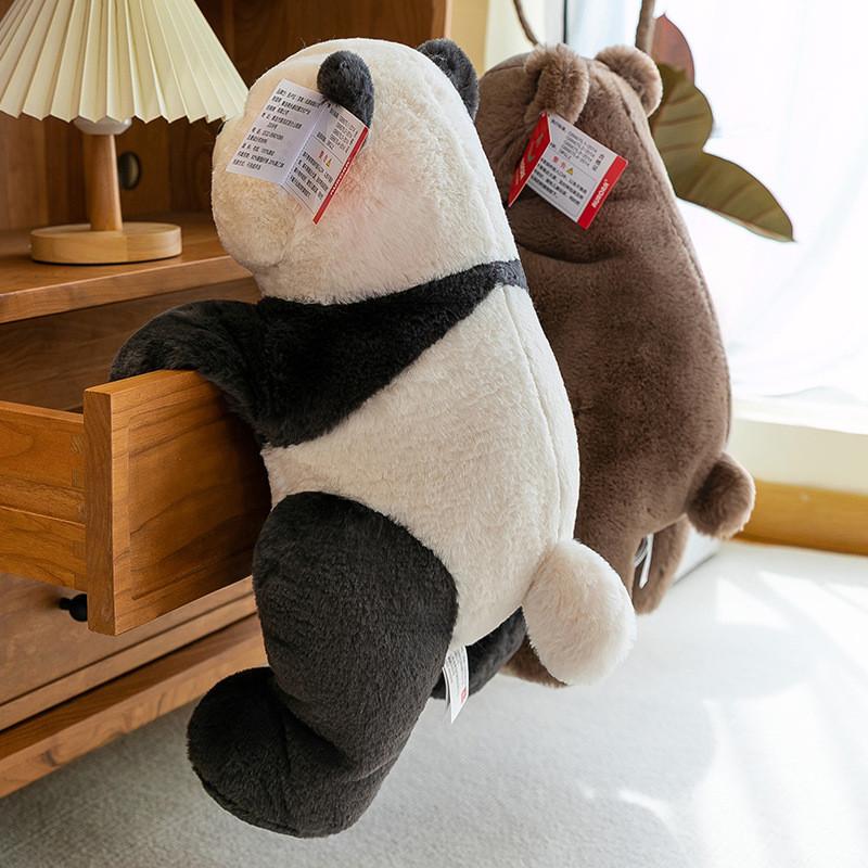 Plush Toy Panda With Pp Cotton Filling Soft Short Plush Kids Home Office Decor