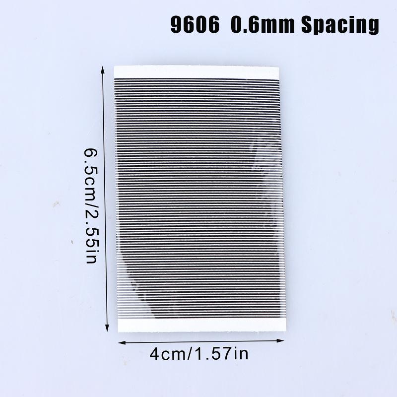 Zebra Line Conductive Paper Flat Wire - 0.4/0.5/0.6/2.54mm Pitch for LCD Screen Calculator Electronic Scale Connection