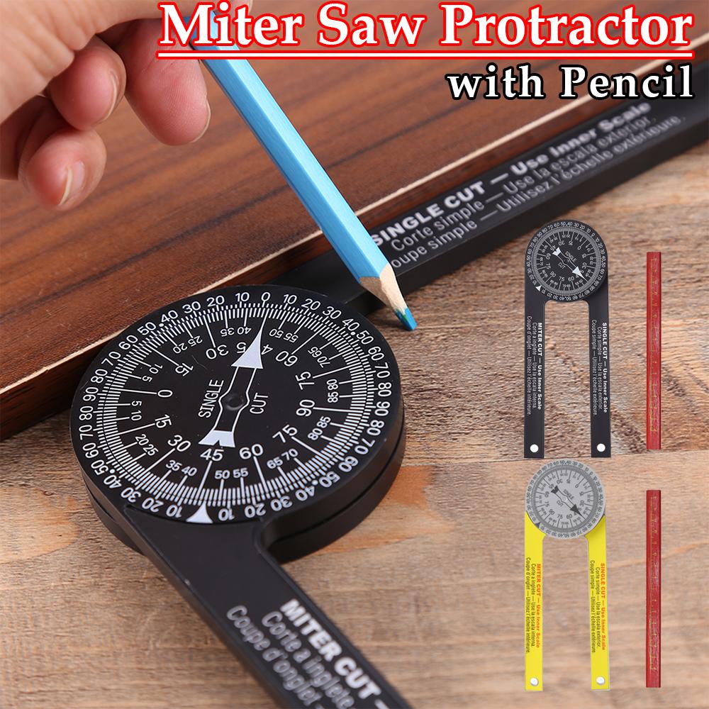 Professional Miter Saw Protractor 360 Degree Goniometer Angle Medical Spinal Woodworking Angle Ruler Protractor Finder Gauge