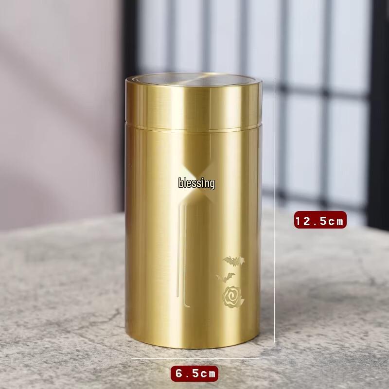 

Elegant Brass Tea Caddy