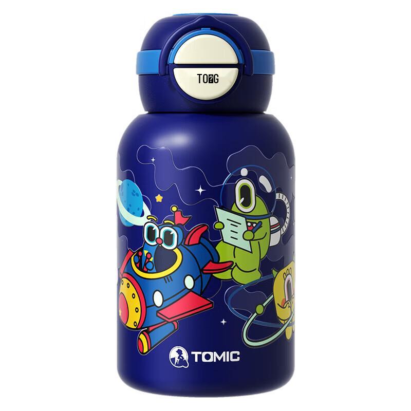 TOMIC Kids Pure Titanium Insulated Straw Water Bottle 550ml