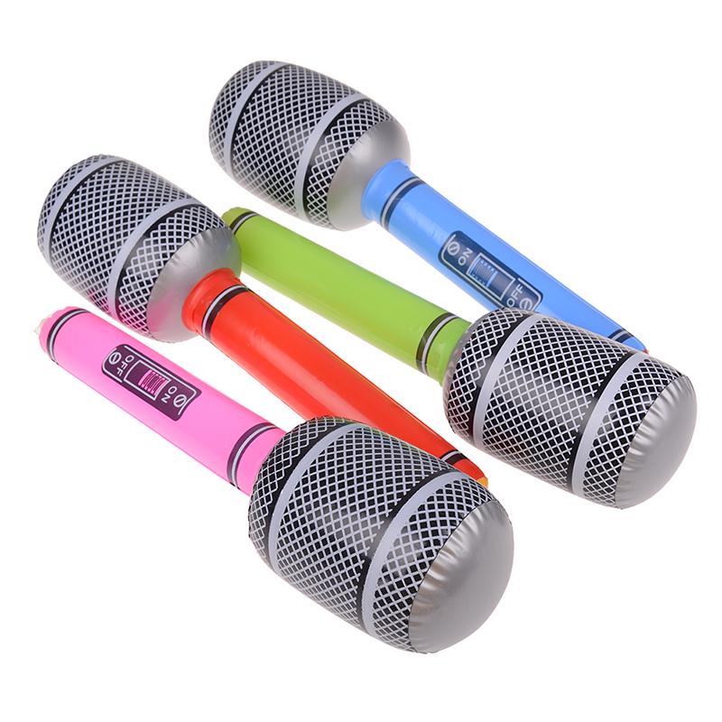 1Pc 35Cm Inflatable Microphone For Party Kids Toy Gift uygun fiyatlı ...