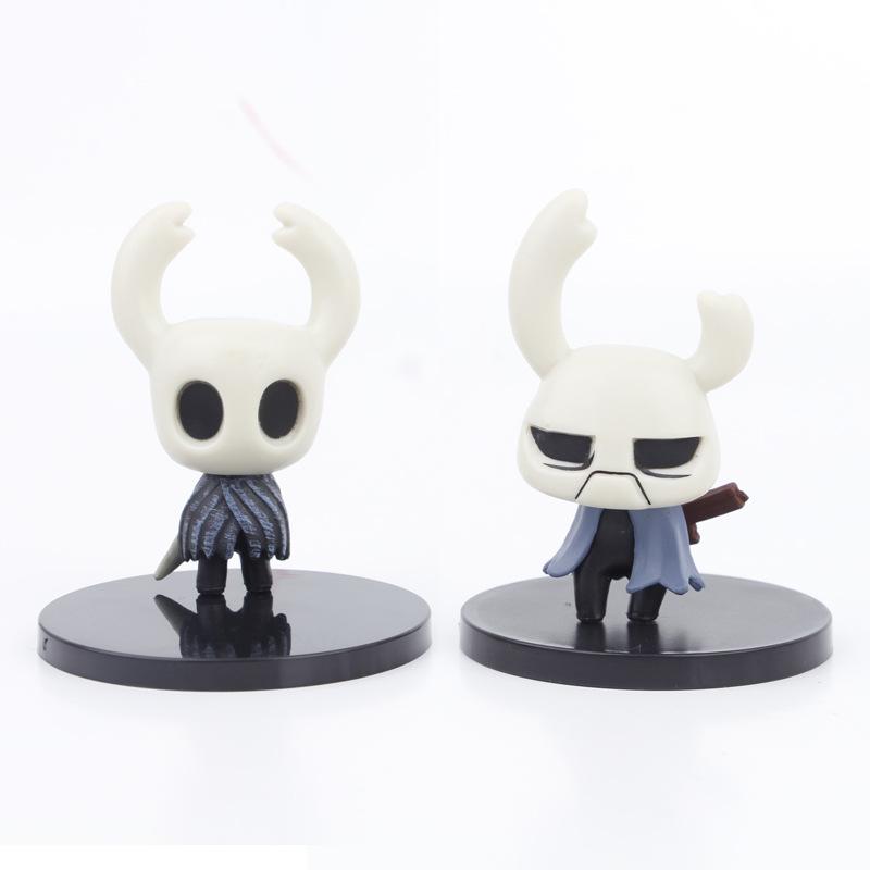6 Stück Hollow Knight Anime Figur Seidenlied Der Ritter Wespe Zote Made Käfer Figur Puppe Sammlung Figur Modell Spielzeug Geschenk