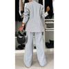 2026 New Women's Striped Long-Sleeve Lapel Casual Blazer and Trousers Set