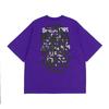 New Era Short Sleeve Oversized Cotton Size 24 True Exclusive to and Stylish Perfect for Travel T-Shirt, S/S Tee, (14683883, NER35A8863), Purple/Black,