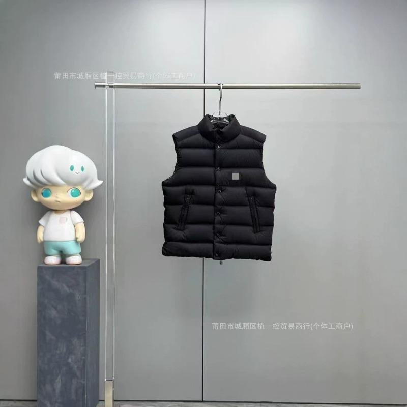 Mengjia down vest matte vest stand-up collar warm men and women with the same trend versatile solid color vest jacket