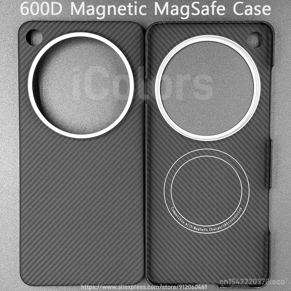 For OPPO Find X9 Ultra Case Glass Version Aramid Carbon Fiber Case Magnetic with MagSafe Ultra Thin Lightweight Protective Cover