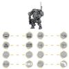 Gobricks MOC Golem Hardsuit Mk2 Robot Mechanical Model Building Block Set Educational Toys For Kids Birthday Collect Gif