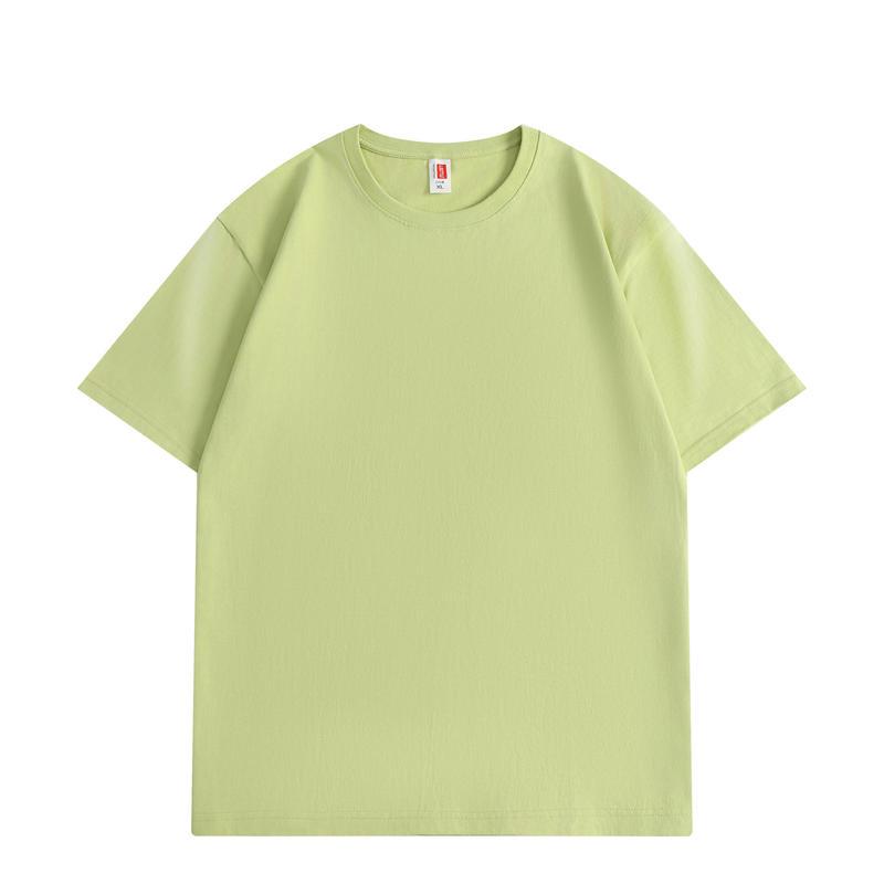 Summer Pure Cotton Custom T-shirt: Student Graduation, Parent-Child, Round Neck, Drop Shoulder Short Sleeve, Class Uniform Printing