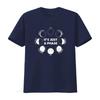 It S Just A Phase Moon Lunar Space Astronaut Astronomy Mens T Shirt Black Medium Vintage Washed Homme Comfortable Stretched