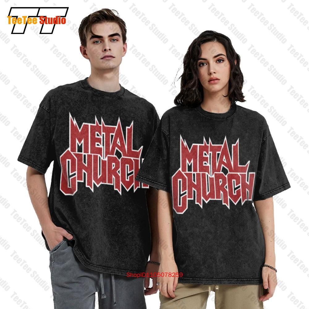 Metal Church Logo Schwarz Oversized TShirt VRY S
