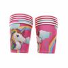 Birthday Kids Unicorn Party Supplies Tableware Plates Cup Fork Tablecloth Banner