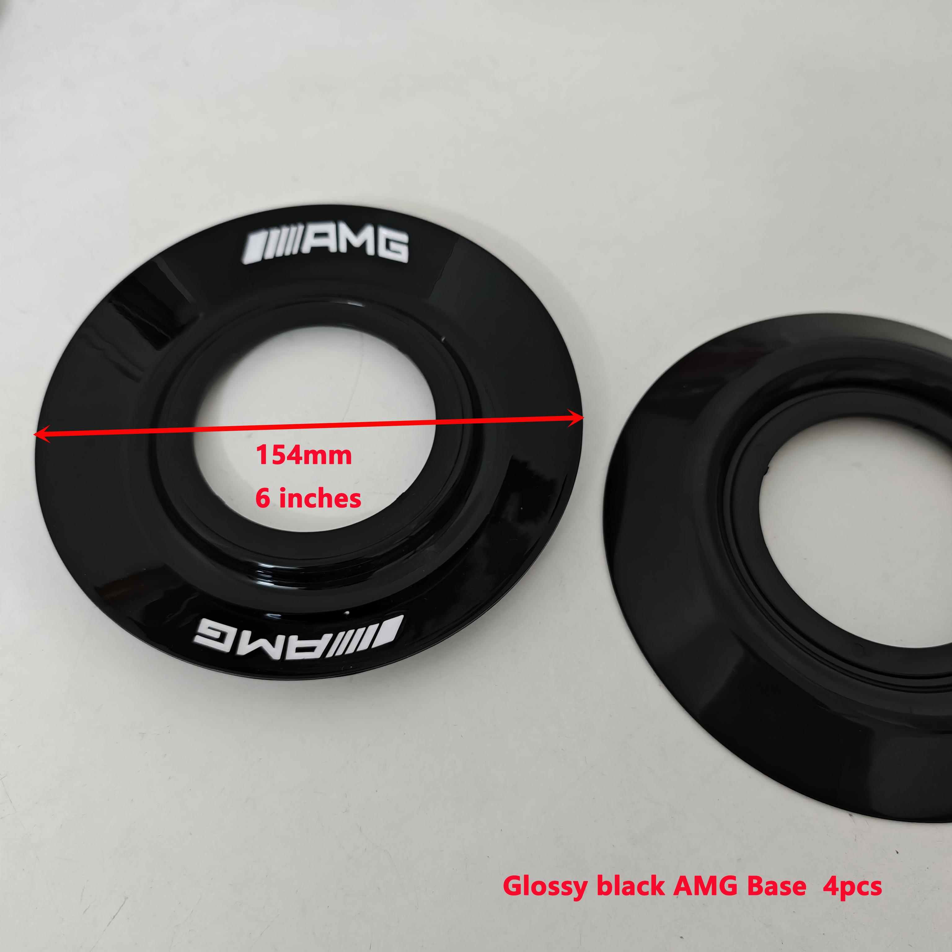 

4PCS Aluminum Car Wheel Center Hub Caps for Mercedes-Benz A45S C63S E63S AMG GT GTS C190 Auto Styling Accessories 4pcs