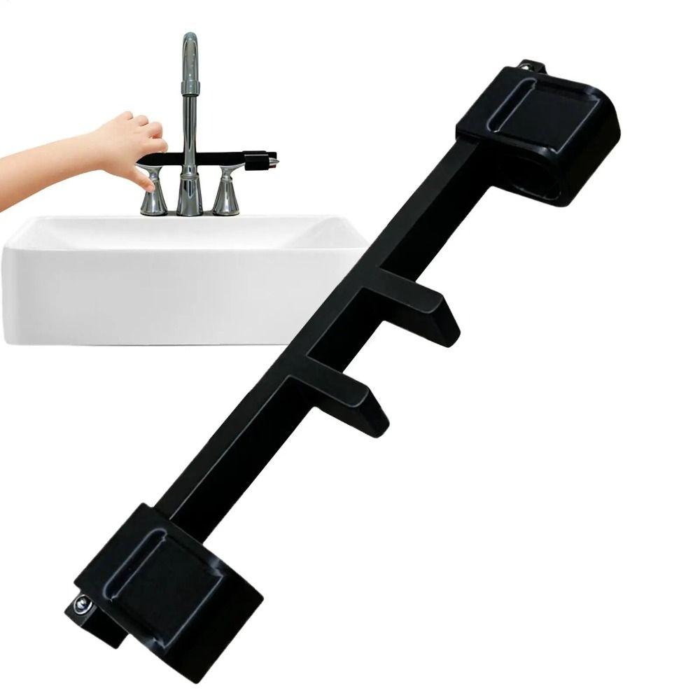 Sturdy Material Portable Double Sink Faucet Handle Lock Compact Design Easy Installation Faucet Safety Lock Effective Prevention