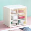 Storage Box Large Capacity Space-saving PP Drawer Type Desktop Pen Makeup Organizer Box for Home