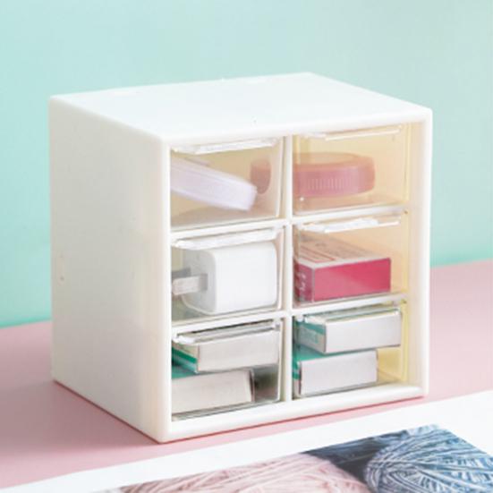 Úložný box Velkokapacitní prostorově úsporný PP zásuvkový typ Organizér pro stolní pero Makeup Box pro domácnost