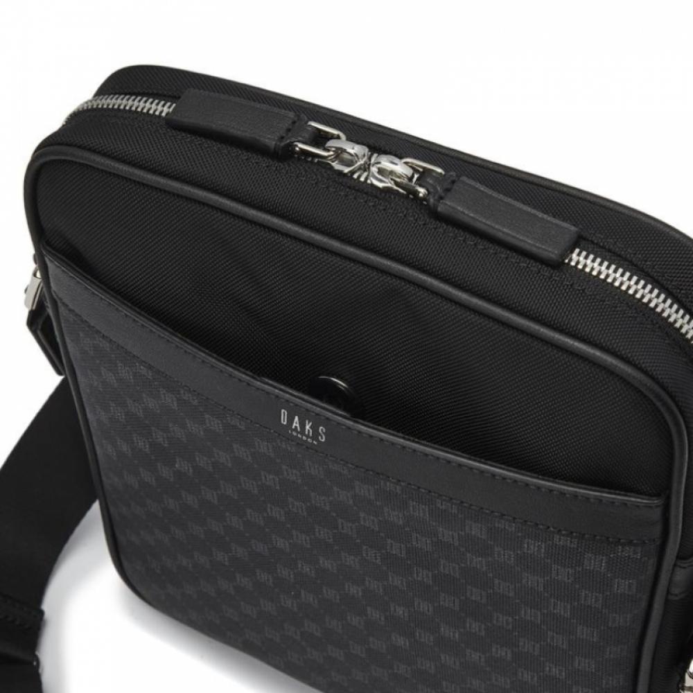 Daks Black Dd Pattern Crossbody Dbba6e468bk