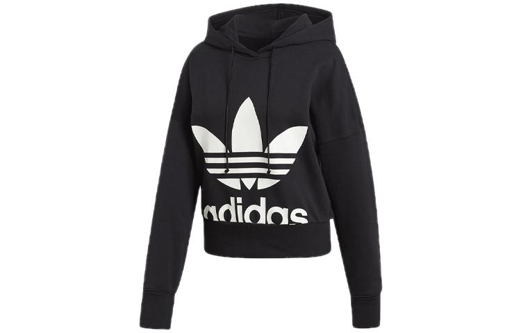 

Adidas Originals Sweatshirts Women s Black Hooded Moderate Regular EC1874 34