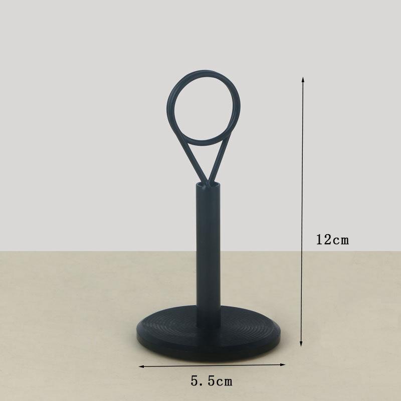 Vertical Metal Desktop Clip: Multi-Use Sticky Note, Photo, Meal, Cake Price Tag Holder