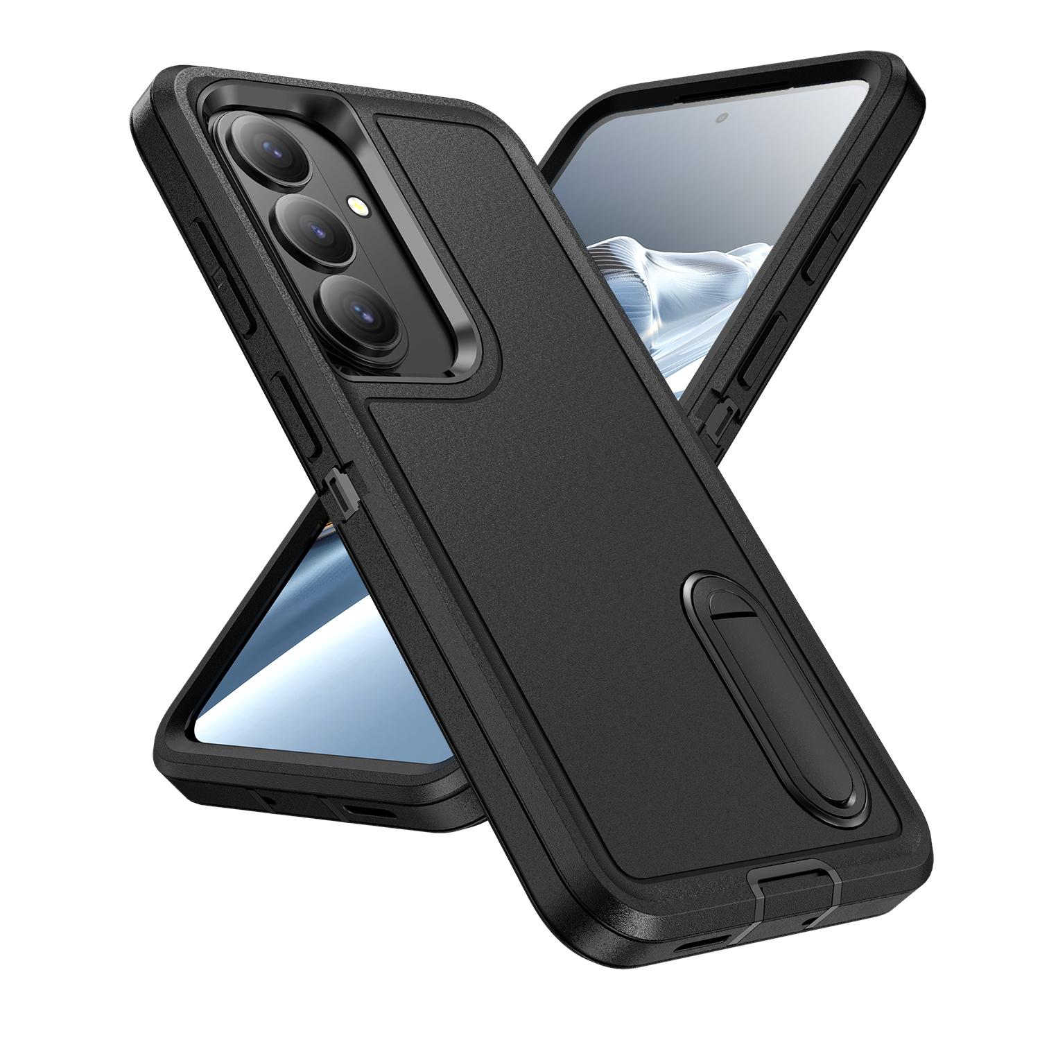 

Built-in Kickstand Case for Samsung Galaxy S26 Ultra S25 FE S23 S22 S24 Plus S 26 25 A17 A56 A36 A16 5G Cell Phone Cases Galaxy S26 чёрный