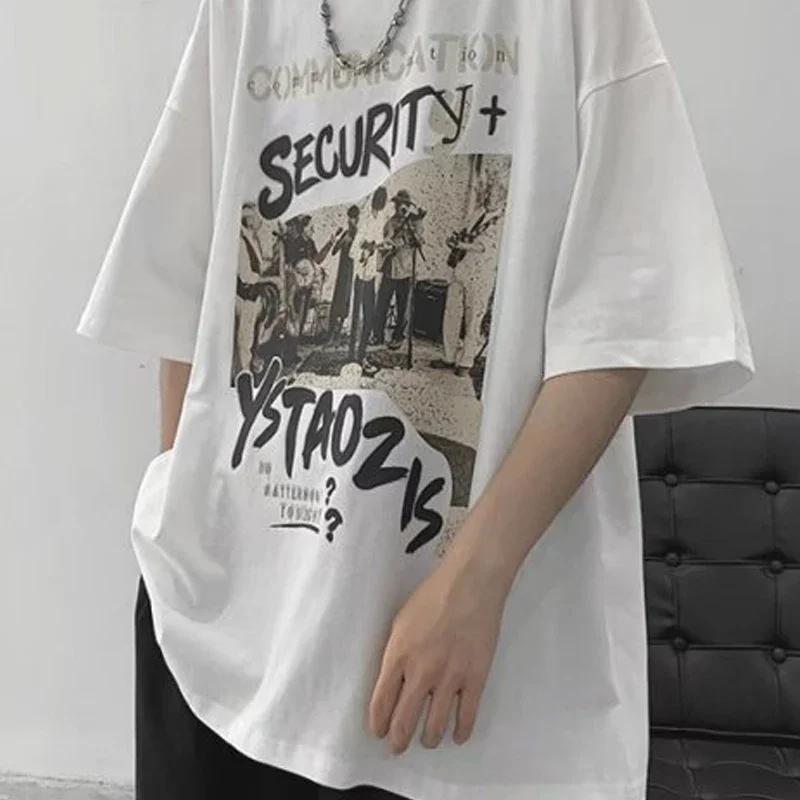 

Винтажная футболка оверсайз в стиле стритвир, хип-хоп, женская футболка, хип-хоп, женская футболка S