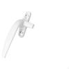 Pane Handle, Aluminum Alloy Locking Sliding Door Pull, Security Silver Gray 38Left