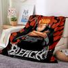 Bleach Art Flannel Blanket Throw Blanket Soft Warm Sofa Bed Camping Car Home Decor Unique Christmas Gift C9301406