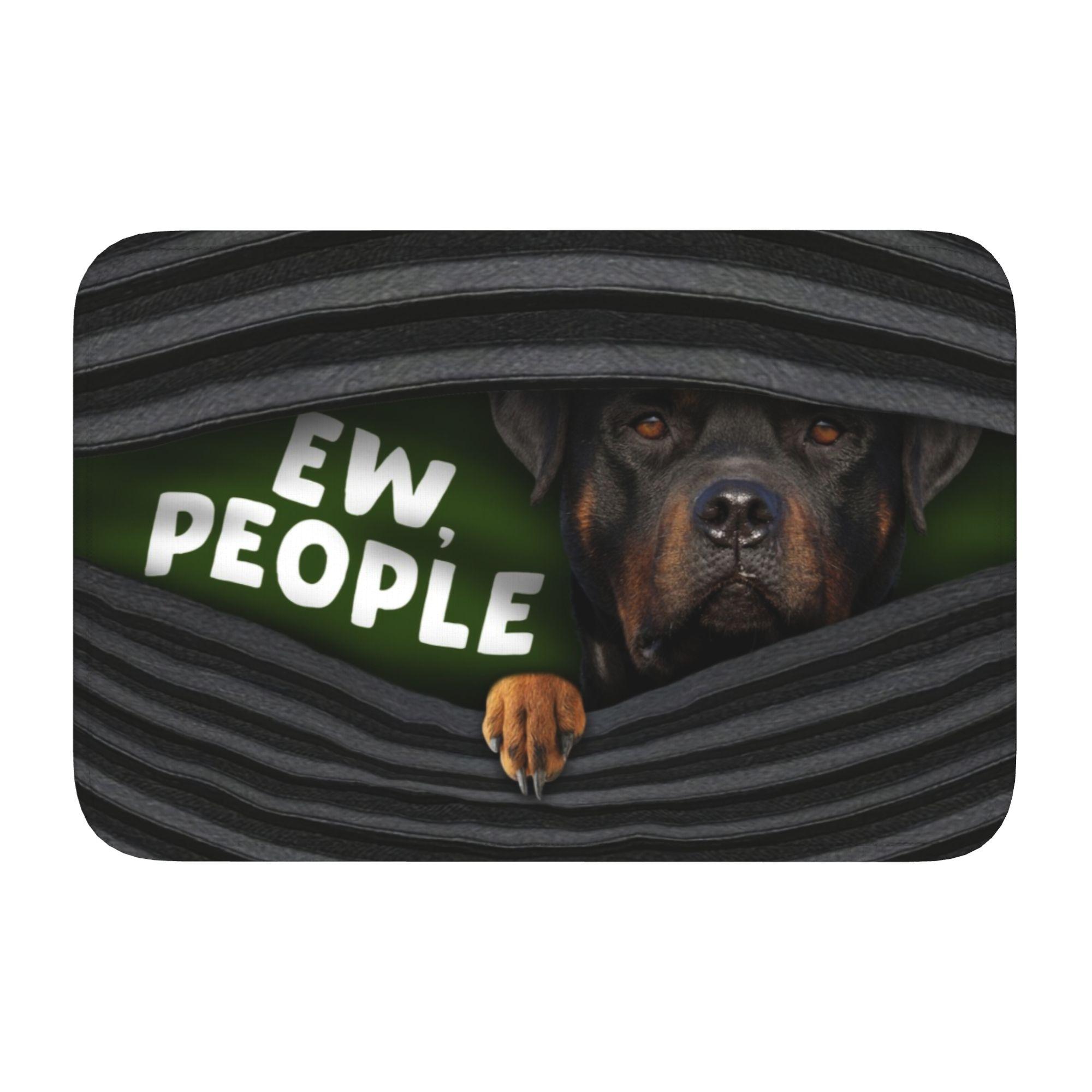 

Rottweiler Ew people Front Door Mat Indoor Welcome Quick Dry Metzgerhund Rott Rottie Dog Doormat Entrance Rug Carpet Footpad 60cm x 90cm