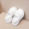Girls Spring Summer Fashion Leather Shoes Woman Black Rhinestone Soft Soled  Kid Shoes Child Thick Soled Lacquered Leather Shoes