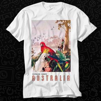 1935 Australien Papageien Reise T-Shirt 510