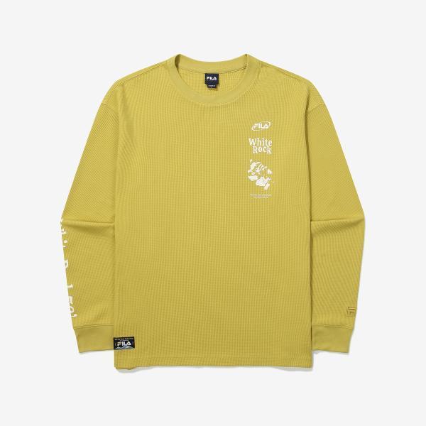 Fila WhiTe Rock Waffle Long Sleeve T shirT