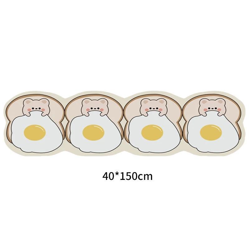 Cartoon Anti-Slip Kitchen Floor Mat Entrance Doormat Washable Door Rugs Hotel Living Room Carpet Bathroom Home Decoration Mats