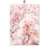Spring Pink Japanese Sakura Peony Butterfly Flower Orchid Church Building Posters Wall Art Canvas Painting Living Room Decor