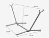 Brazilian Cotton Hammock with Stand, Portable Bag, Indoor/Outdoor, 500lb Capacity