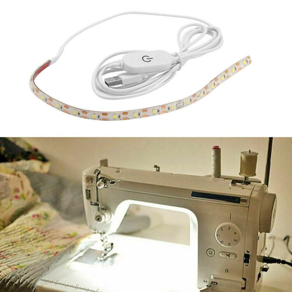 LED Sewing Machine Light Strip Kit USB 5V Powered With Touch Switch Lighting Strips for Kitchen Cabinet