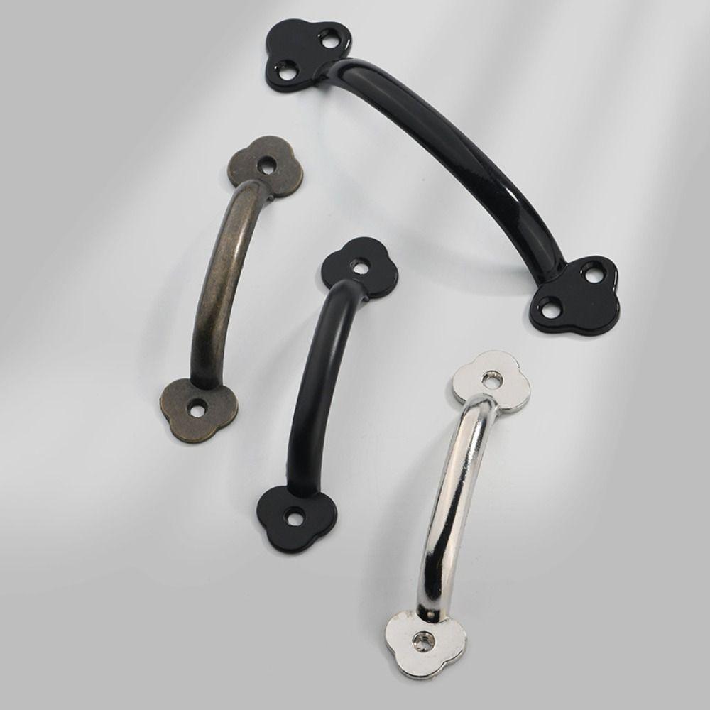 Zinc Alloy Arched Cabinet Door Handles Bronze Wardrobe Door Handle For Cabinet Wardrobe Drawer