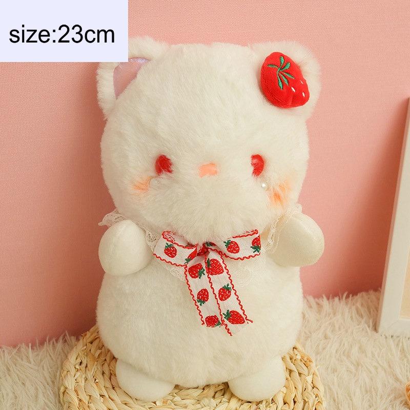 CODFluffy Hair Super soft Elephant Lamb Cuddly Plushies Doll Stuffed Animals Long Plush Brown Bear Chick Baby Appease Doll toys Kid