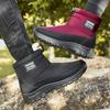 Cotton Shoes Women's Winter Warm Piled Thickened Elderly Shoes Couple Outdoor Sports Thick-soled Snow Boots