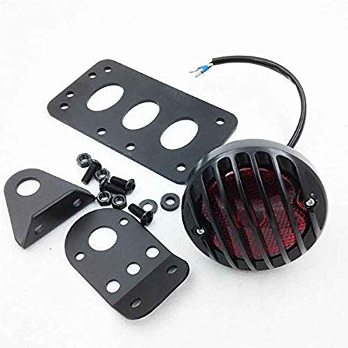 Ranzek Brake Rear Tail Light Side Mount License Plate Bracket