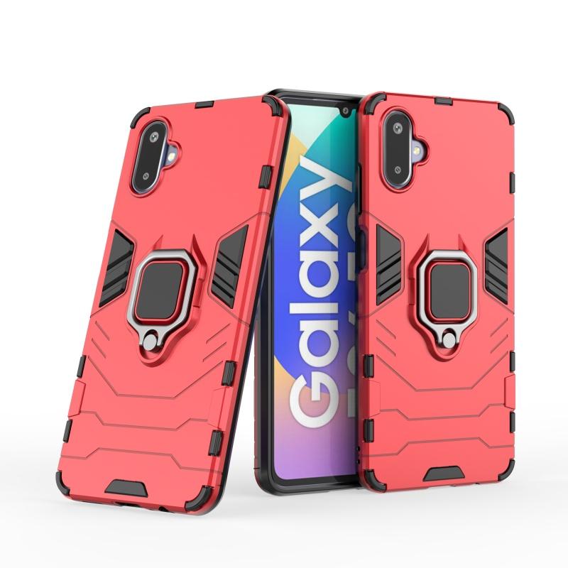 

Чохол-накладка для Samsung M06 Samsung Galaxy M06 Capas Новий Чохол для телефону Захищений від ударів Магнітний тримач-кільце Для Fundas Samsung M06 M 06 For M06 червоний