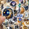 10/30/50pcs Goth Retro Greek Sun Moon Aesthetic Stickers Cool Cartoon Graffiti Decals Suitcase Helmet Phone Kid DIY Sticker Toy