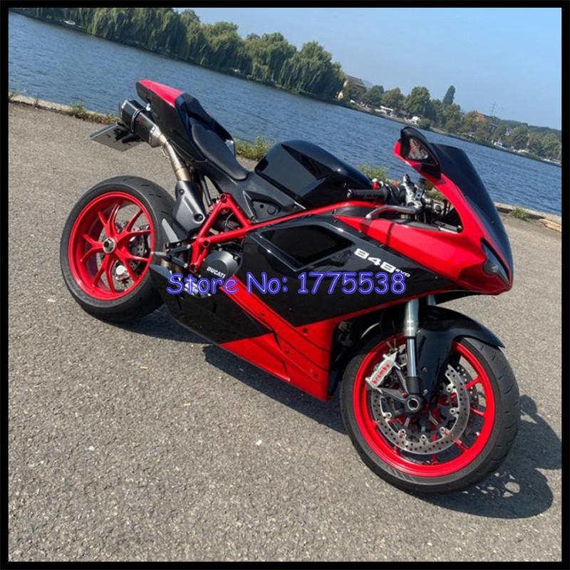 Motorcycle Exhaust System Link Pipe for Ducati 848 848 EVO 1098 1198 S/R 848 Motorbike Exhaust Escape Connector MidPipe