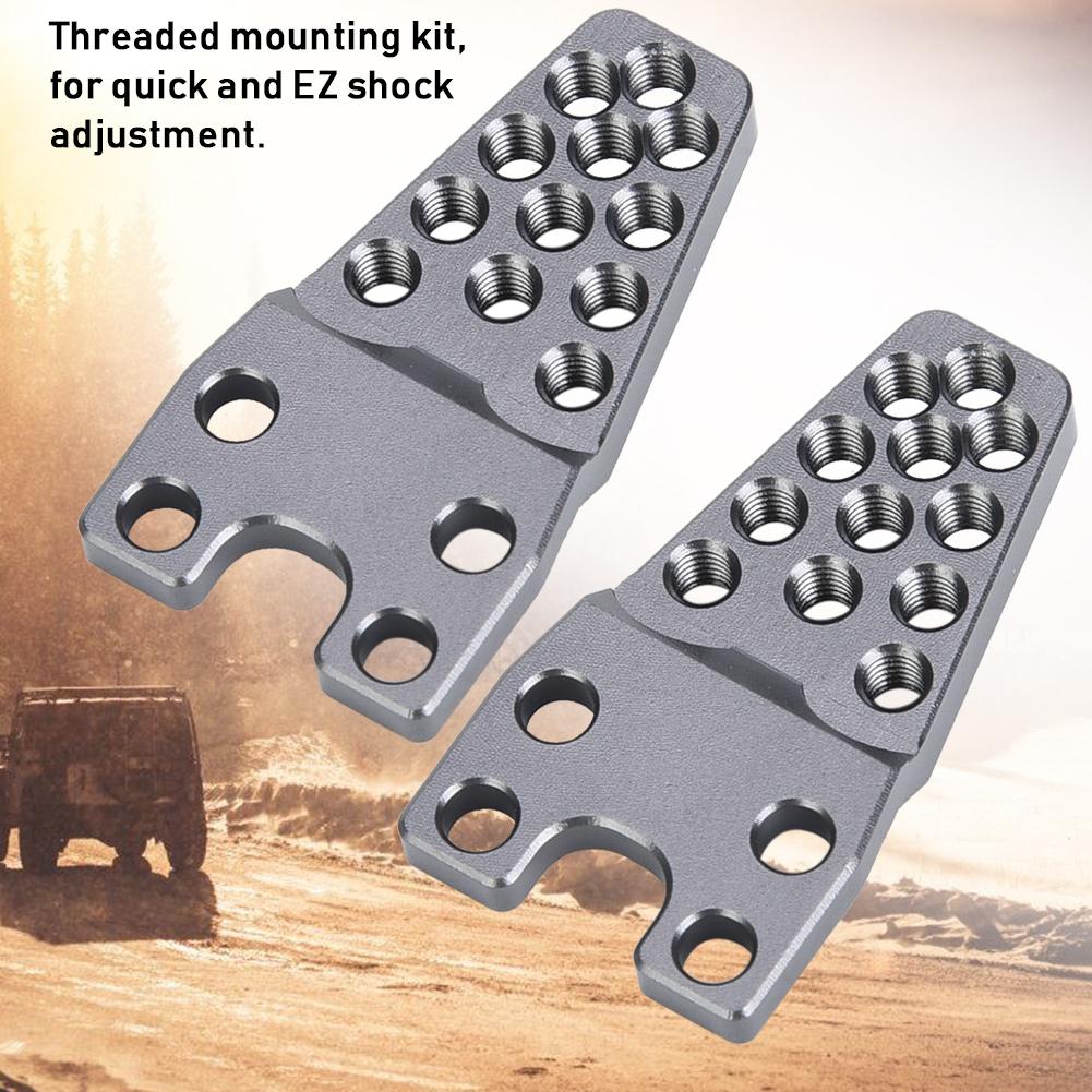 Aluminum Lower Shock Mount Lift Kit Set for SCX10 Remote Control Car Thrded Mounting