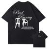 Bad Bunny Tshirt For Unisex Unisex Debi Tirar Mas Fotos Dtmf Tour 100 Cotton T Shirts Oversized Tops 05272
