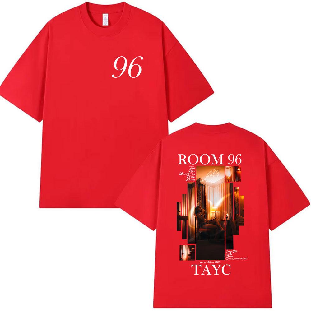 

Rapper Tayc ROOM 96 Album Tour 2025 Merch T Shirt Unisex Women Vintage Fashion Clothing Tshirt Hip Hop Short Sleeve Cotton Tshirt S