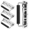 4Pcs Stainless Steel Spring Loaded Handles Heavy Duty Cabinet Pull Handles Case Replacement Metal Handle for Chest Toolbox