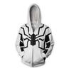 Unisex Casual Loose Long Sleeve Hoodie with Pocket, Print Pullover Jacket