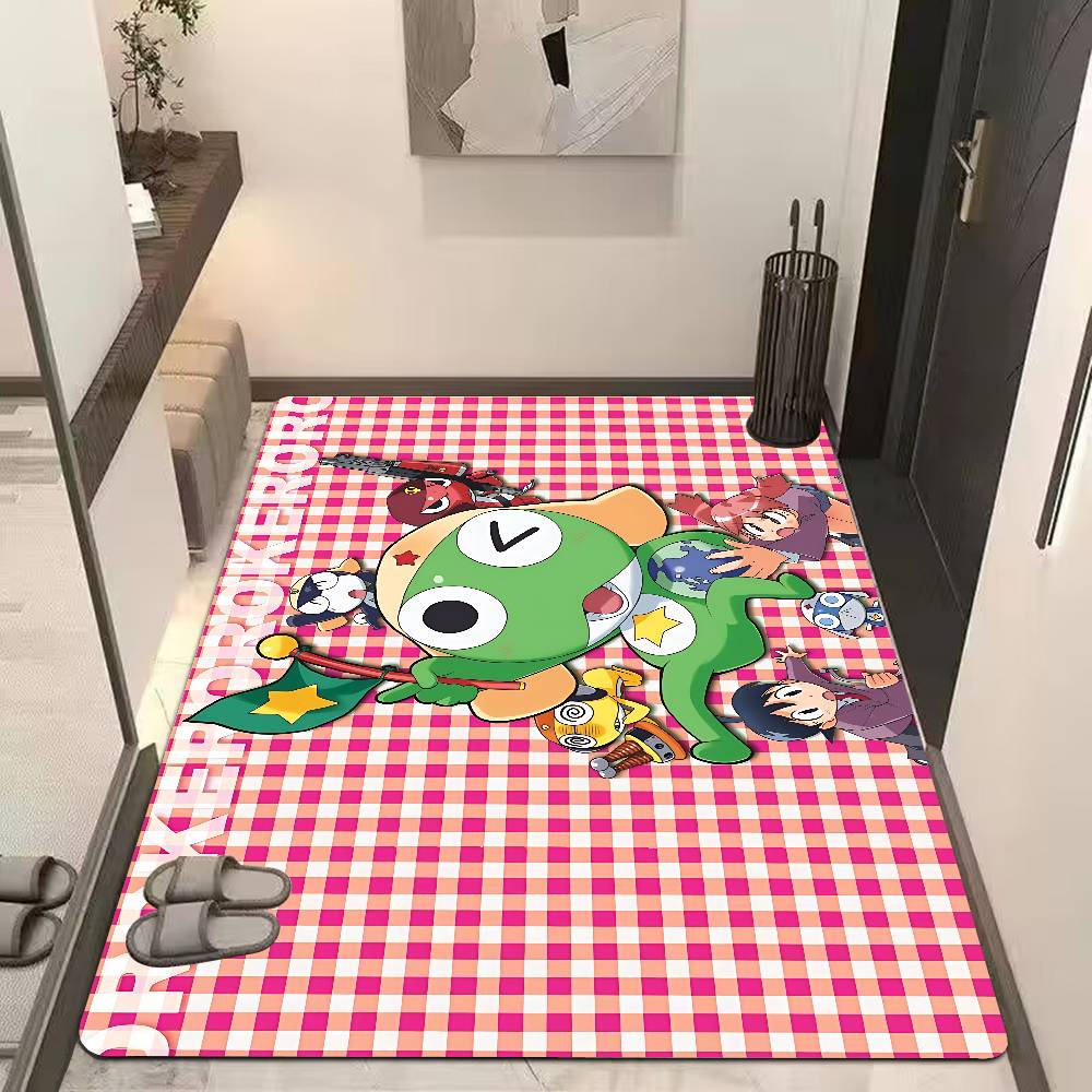 Anime Keroro Gunsou Frog Kitchen Mat Cheaper Anti-slip Modern Living Room Balcony Printed Modern Home Decor