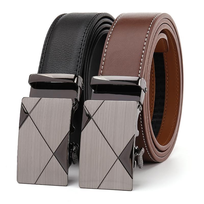 PULO Automatický opasek s přezkou Pánský opasek Ležérní Businessový Špičkový Pánský opasek